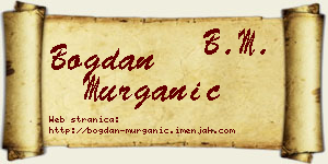 Bogdan Murganić vizit kartica